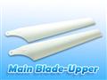 EBL005-W Xtreme Main Blade-Upper White (Big Lama)